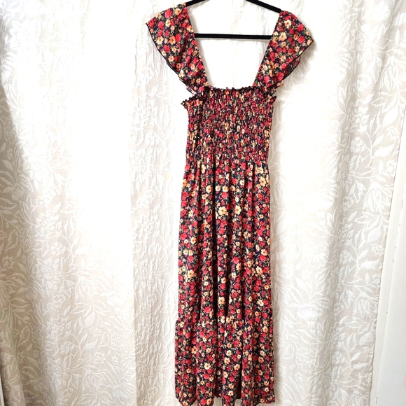 Haptics Dresses & Skirts - Harper Red & Beautiful Colors, Smocked Maxi Dress.